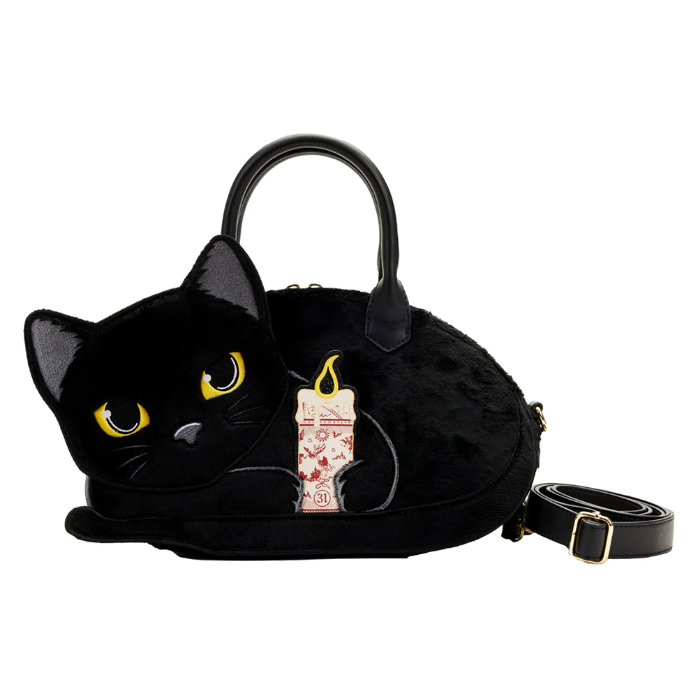Hocus Pocus Binx Holding Candle Crossbody
