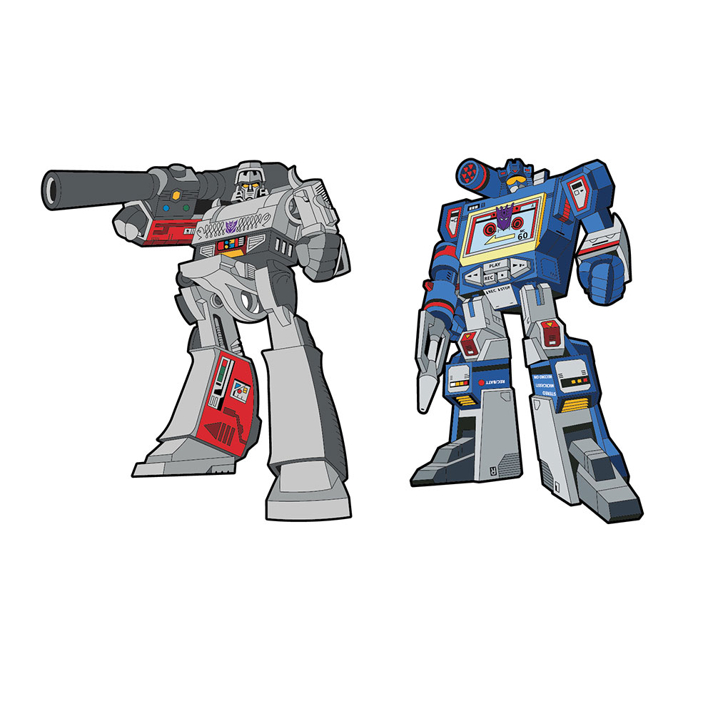 Megatron x Soundwave Retro Pin Set