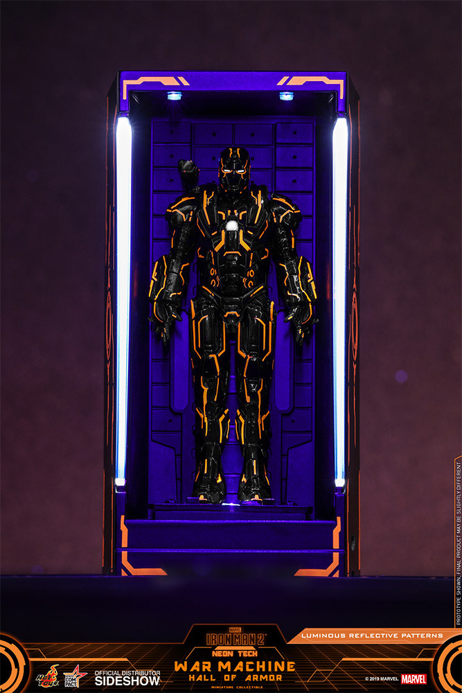 Neon Tech War Machine Hall of Armor