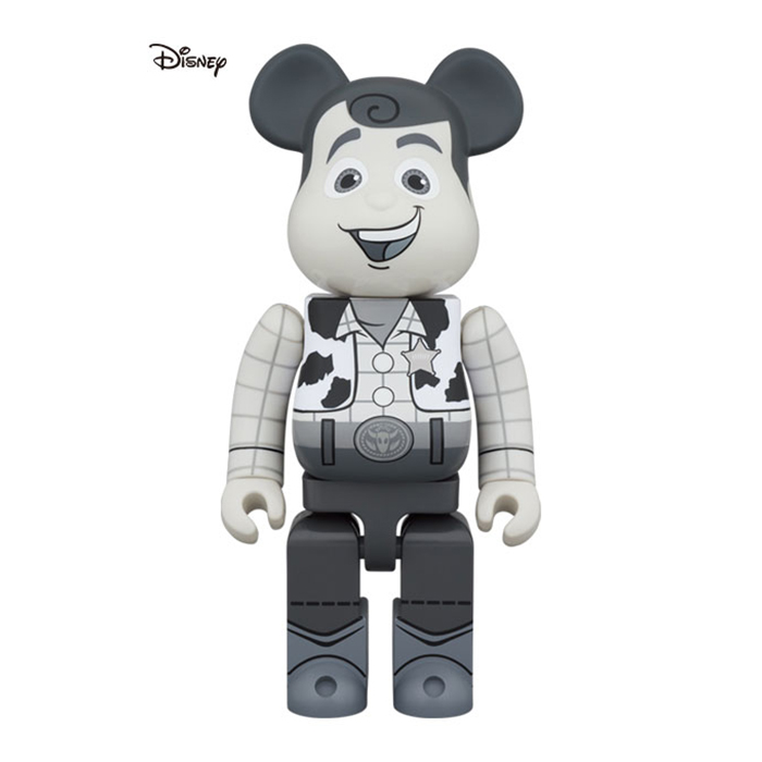 Be@rbrick Woody (Black & White Version) 1000%