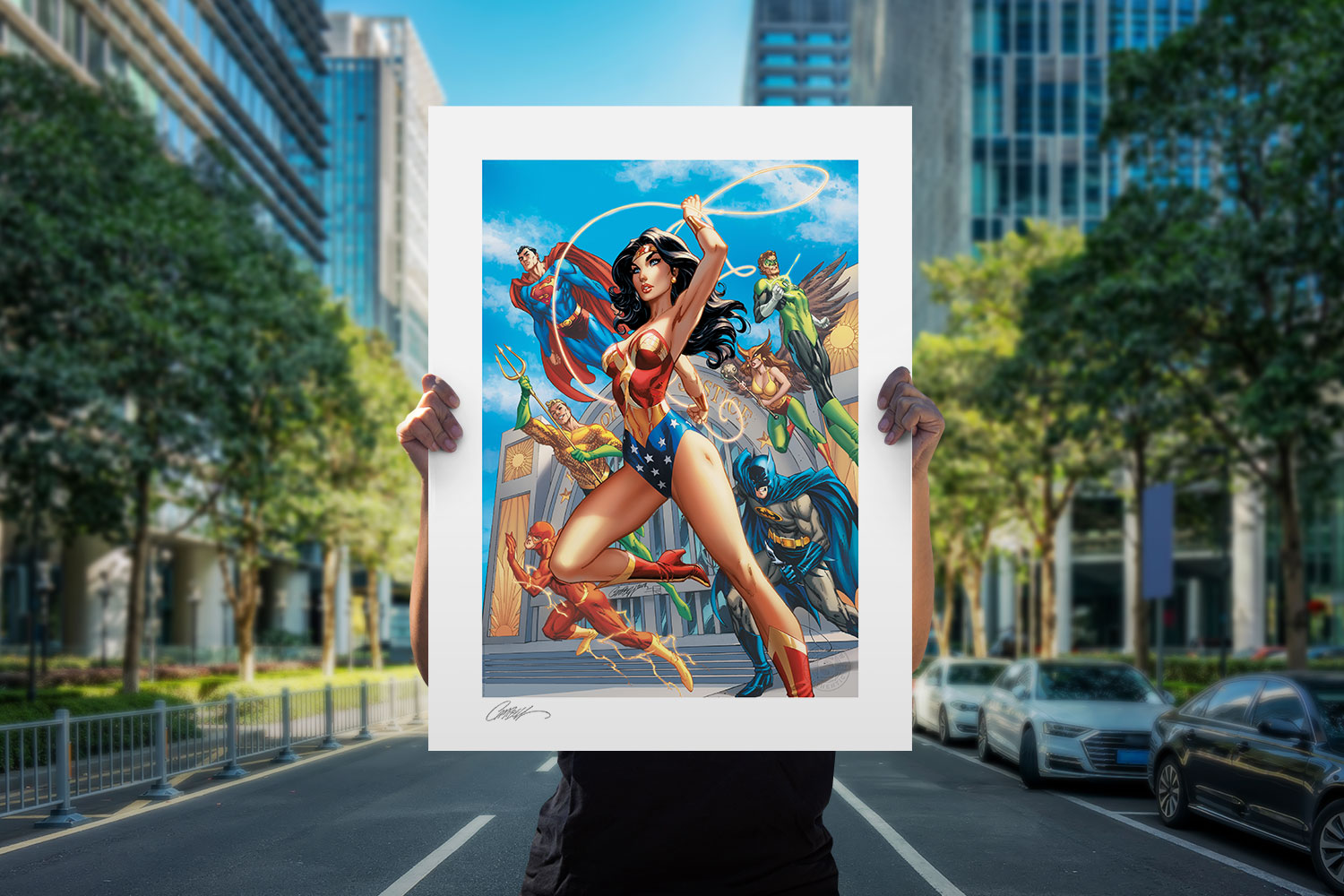 Wonder Woman #750 B - Hall of Justice