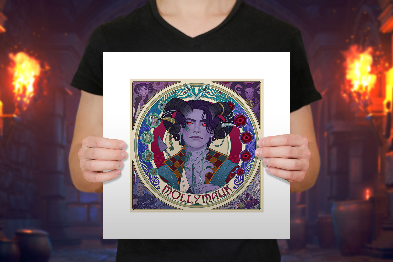 Mighty Nein Portrait Series: Mollymauk