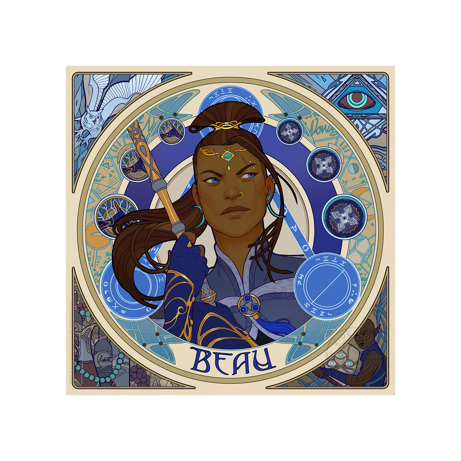 Mighty Nein Portrait Series: Beau