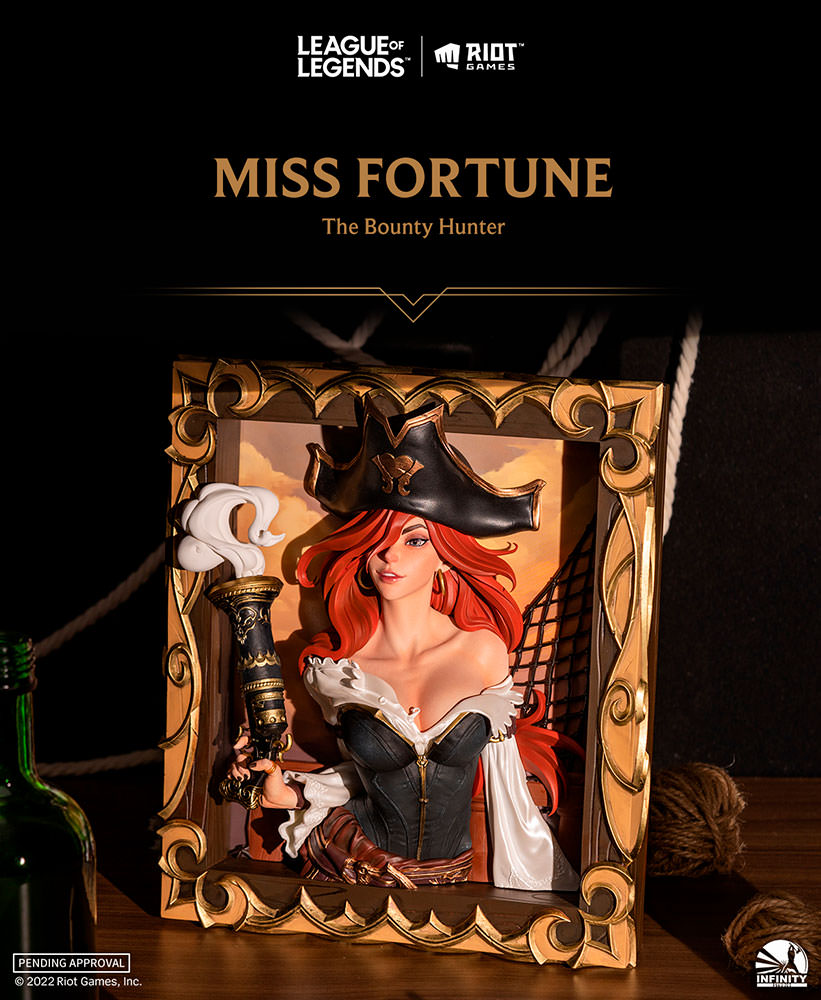 Miss Fortune the Bounty Hunter 3D Photo Frame