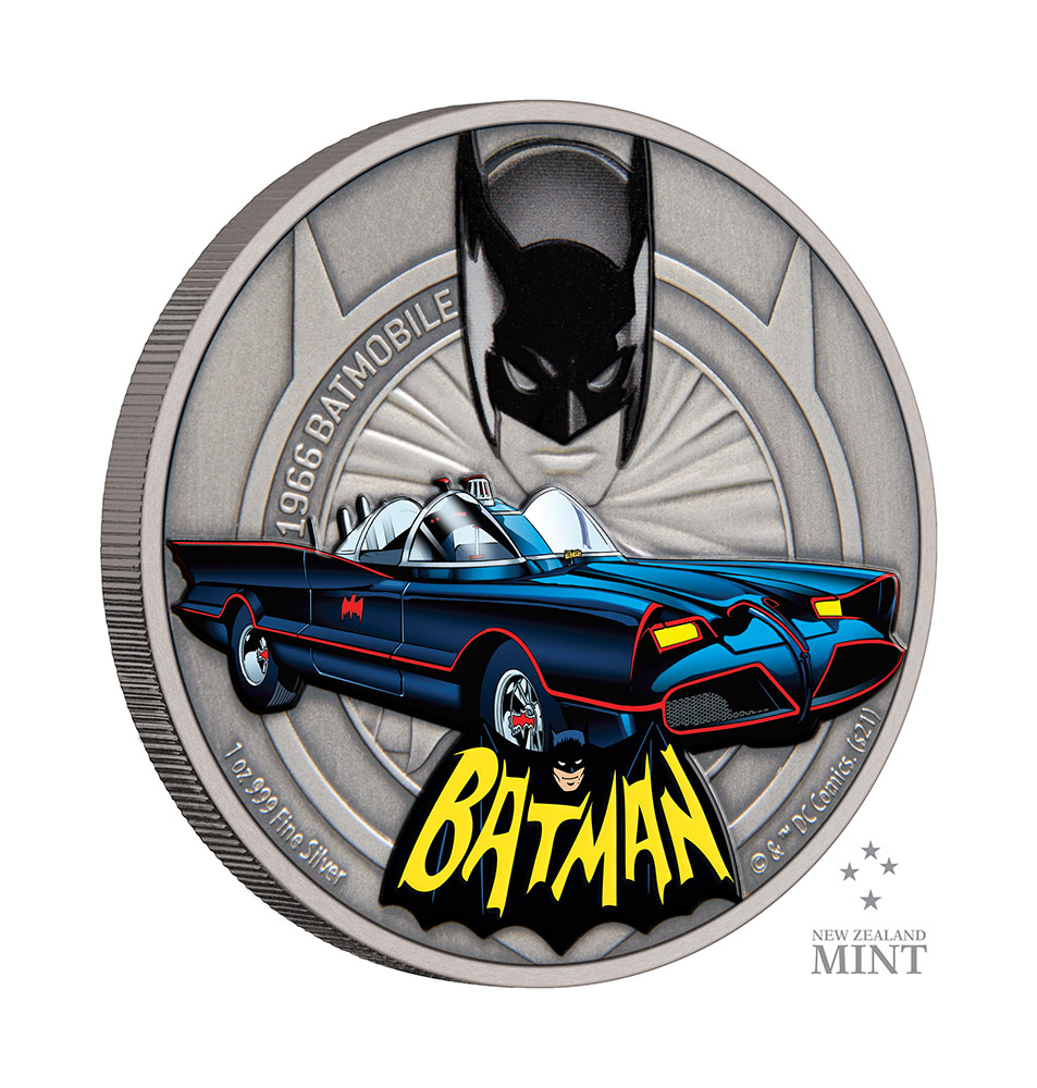 1966 Batmobile 1oz Silver Coin