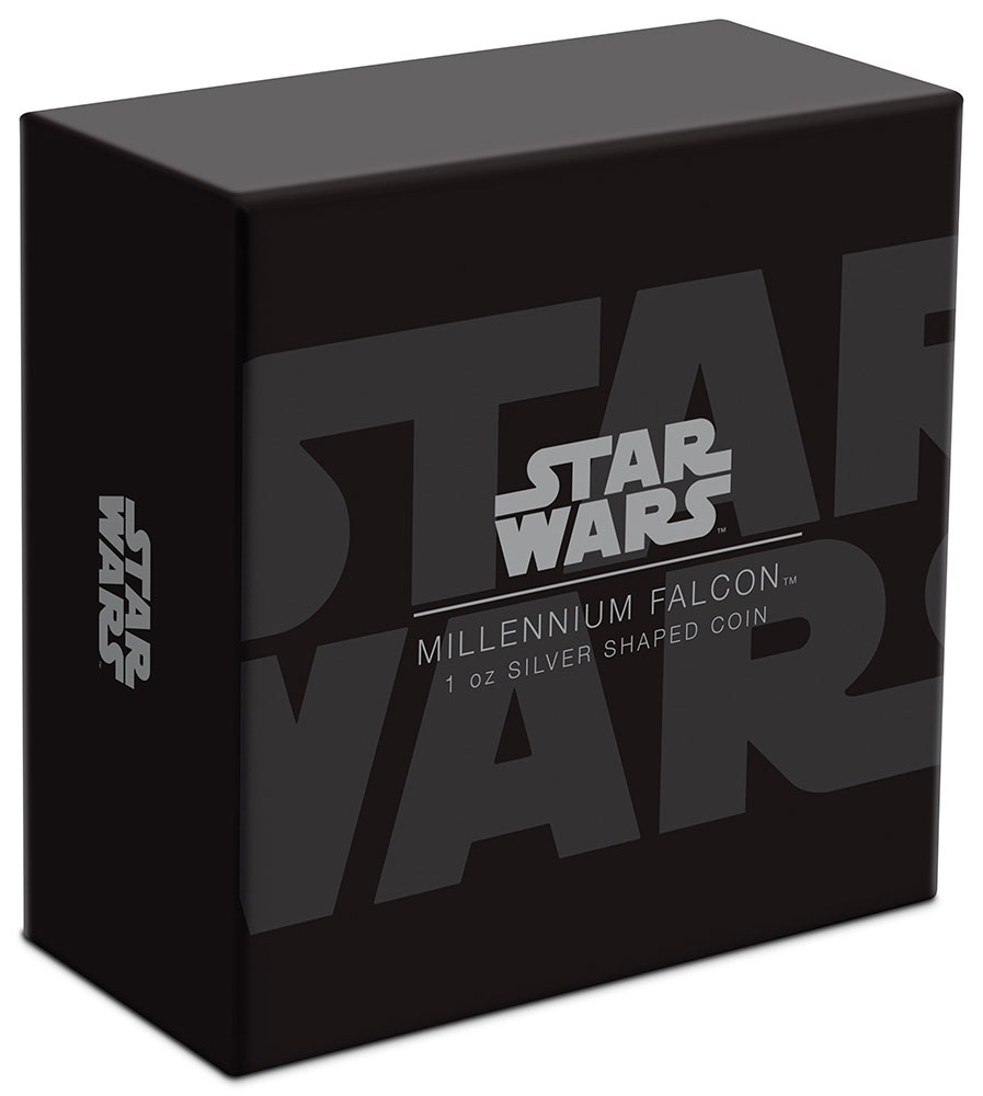 Millennium Falcon 1oz Silver Shaped Coin