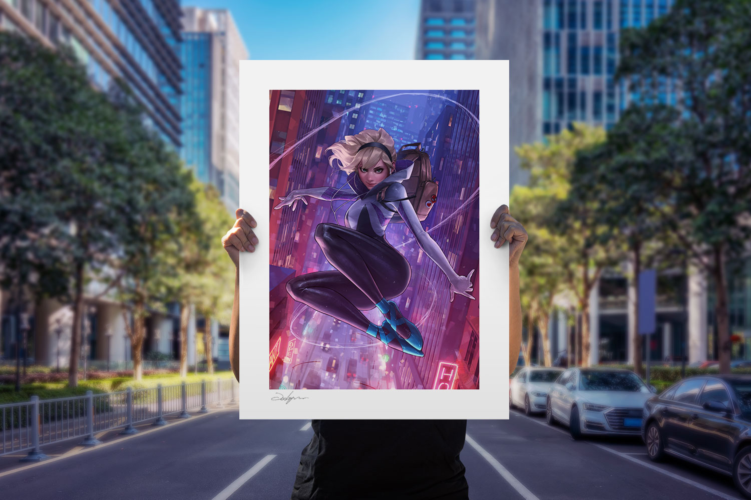 Spider-Gwen Unmasked Variant