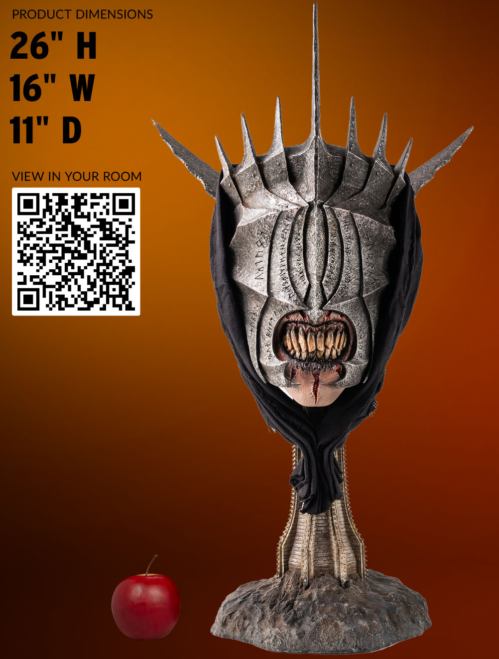 Mouth of Sauron Art Mask