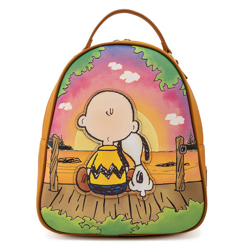Charlie and Snoopy Sunset Mini Backpack