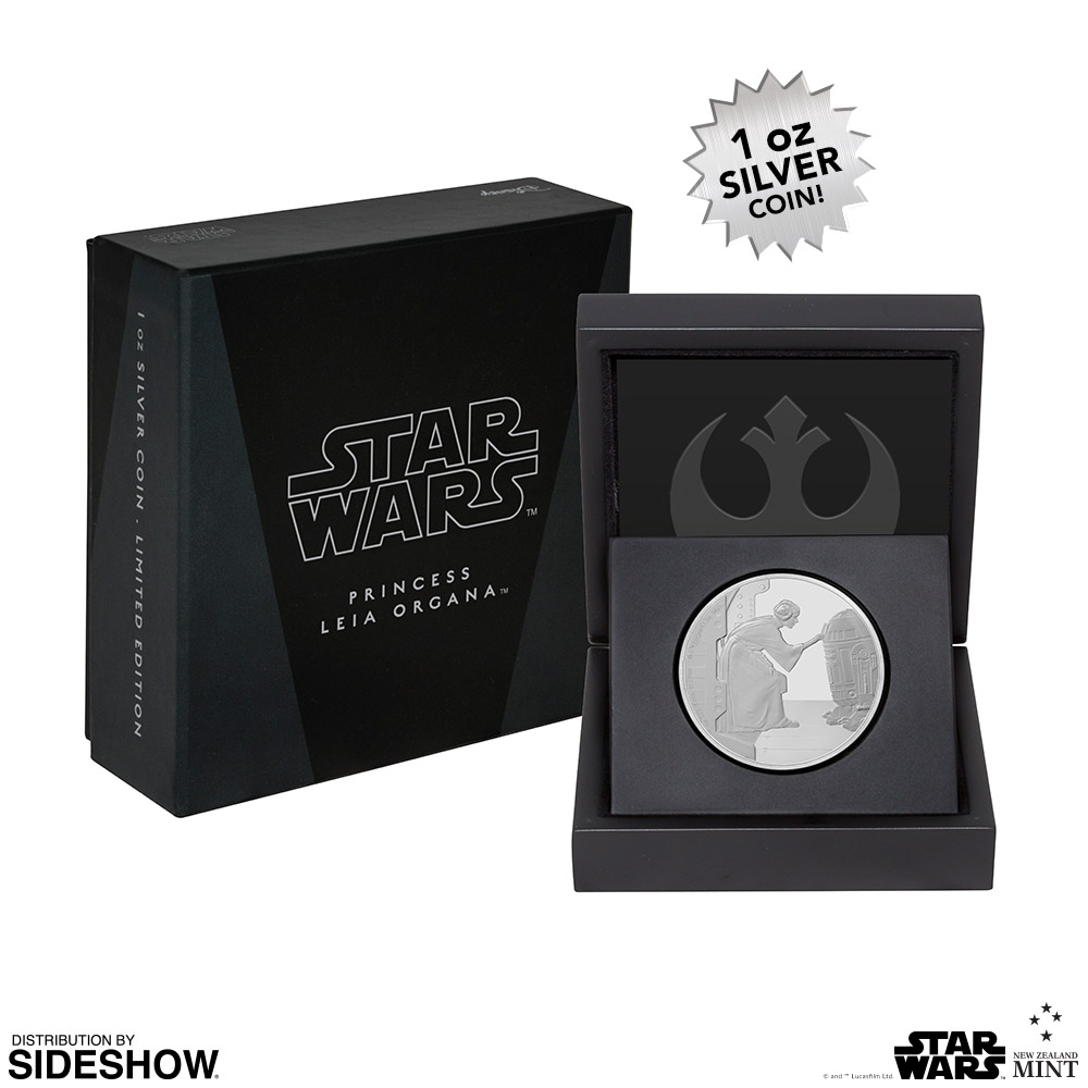 Princess Leia Organa Silver Coin