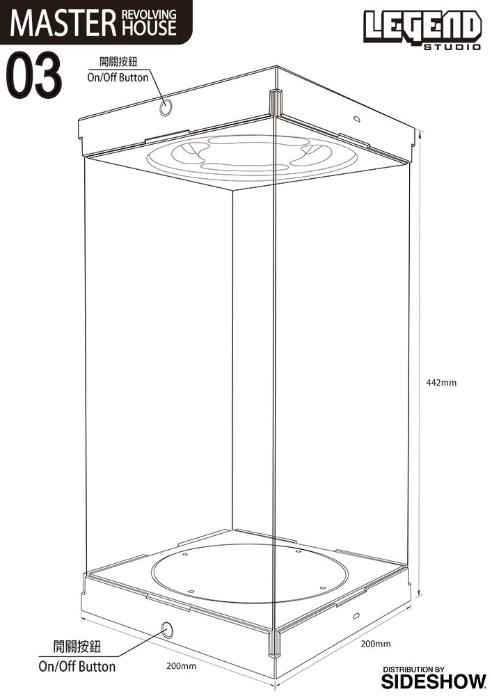 Master Revolving House Black