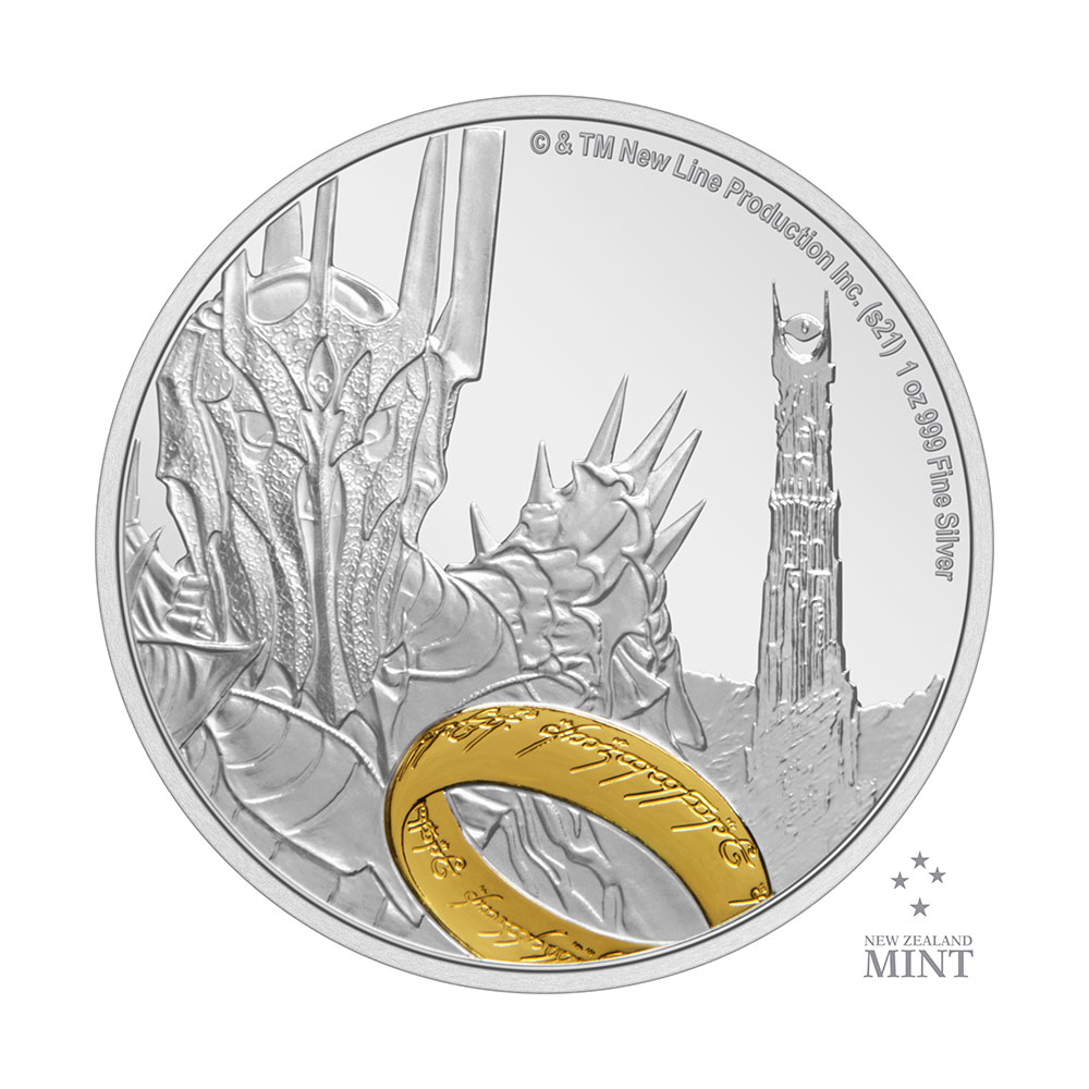 Sauron Silver Coin