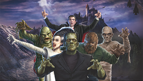 Universal Monsters Mural
