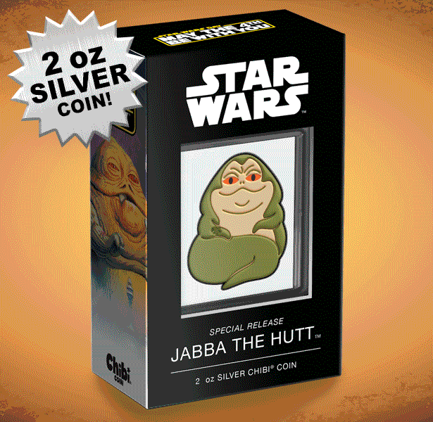 Jabba the Hutt 2oz Silver Coin
