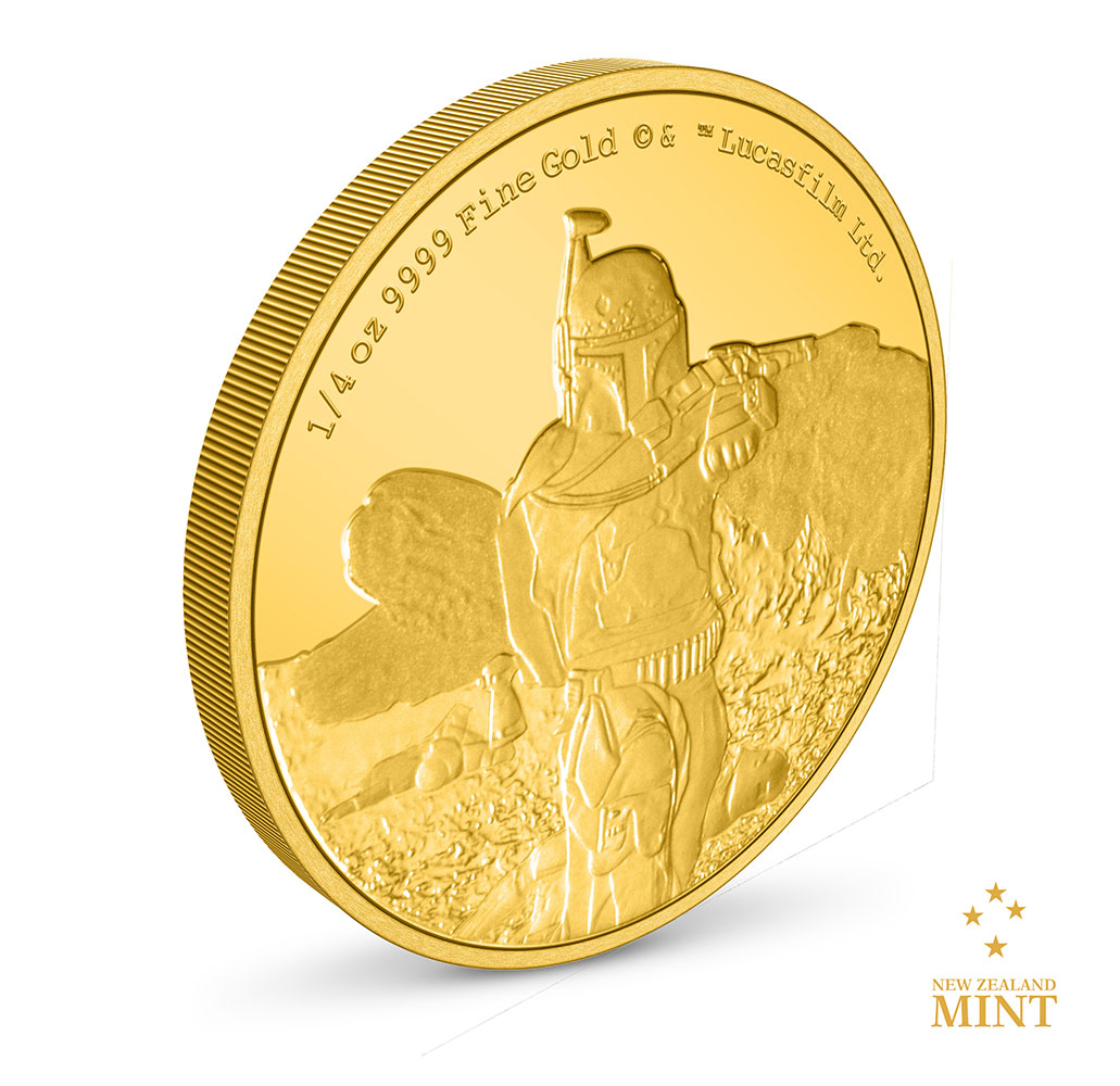 Boba Fett ¼oz Gold Coin