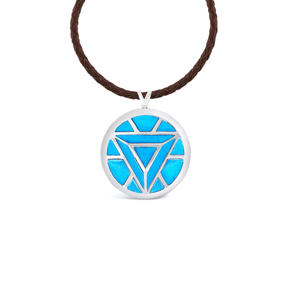 Iron Man's Arc Reactor Necklace (Turquoise)