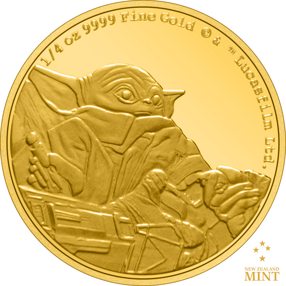 Grogu ¼oz Gold Coin