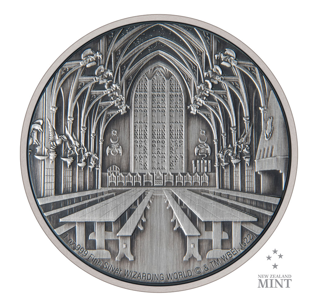 Hogwarts Great Hall 1oz Silver Coin