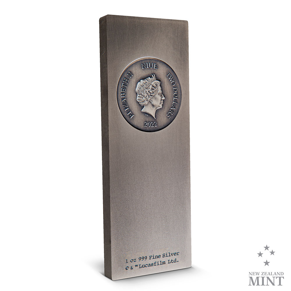 Han Solo in Carbonite 1oz Silver Coin