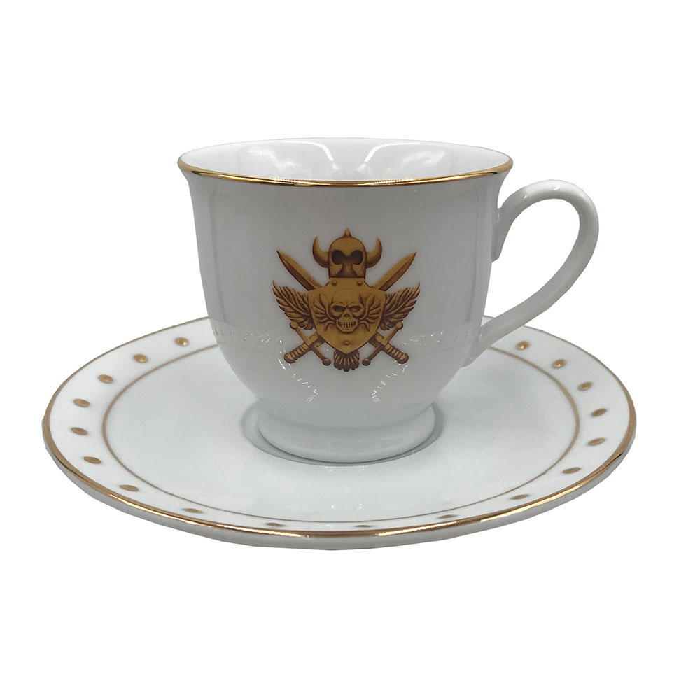 Castle Grayskull Crest Porcelain Cup & Saucer Set