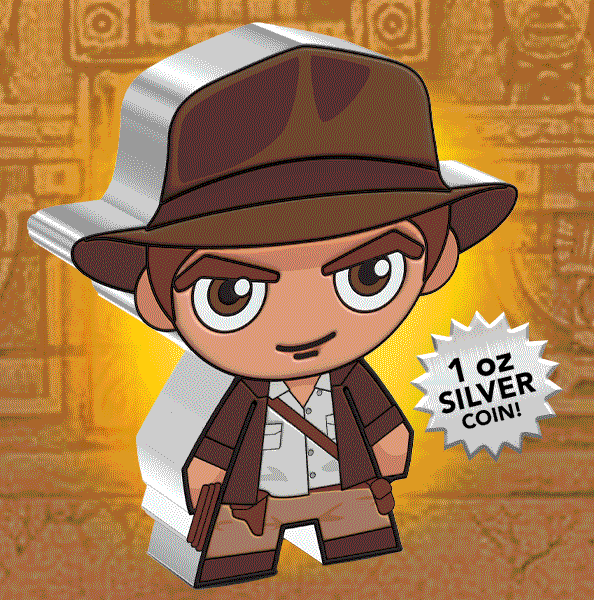 Indiana Jones 1oz Silver Coin