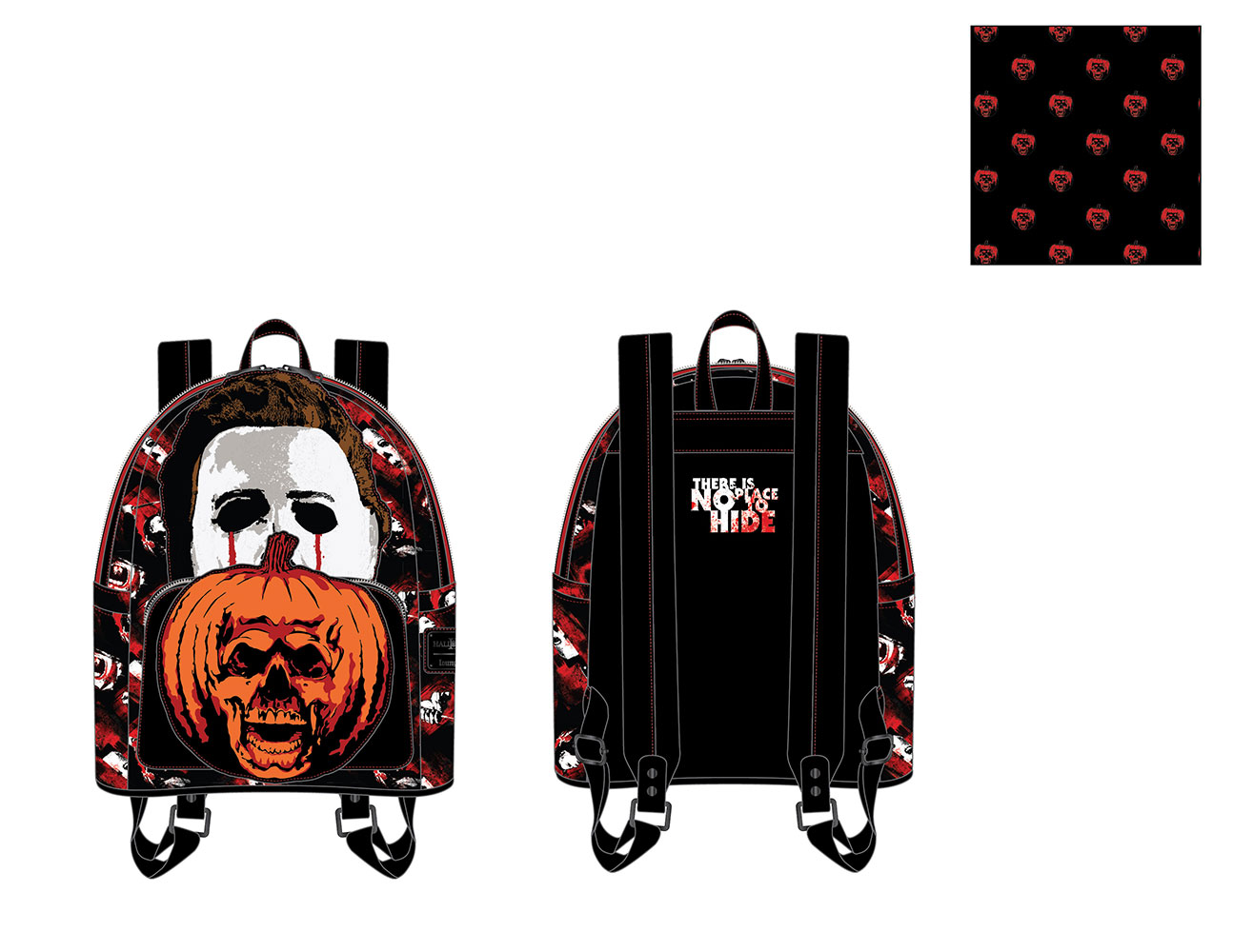 Michael Myers Pumpkin Mini Backpack