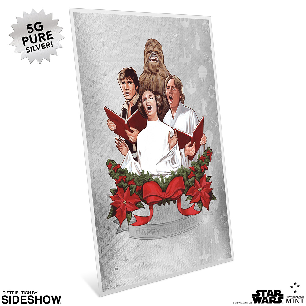 Star Wars Season's Greetings Silver Coin Note (2019)
