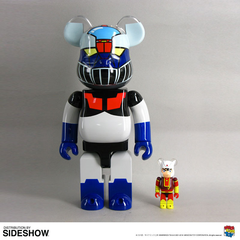 Be@rbrick Mazinger Z 400% and Koji Kabuto 100%