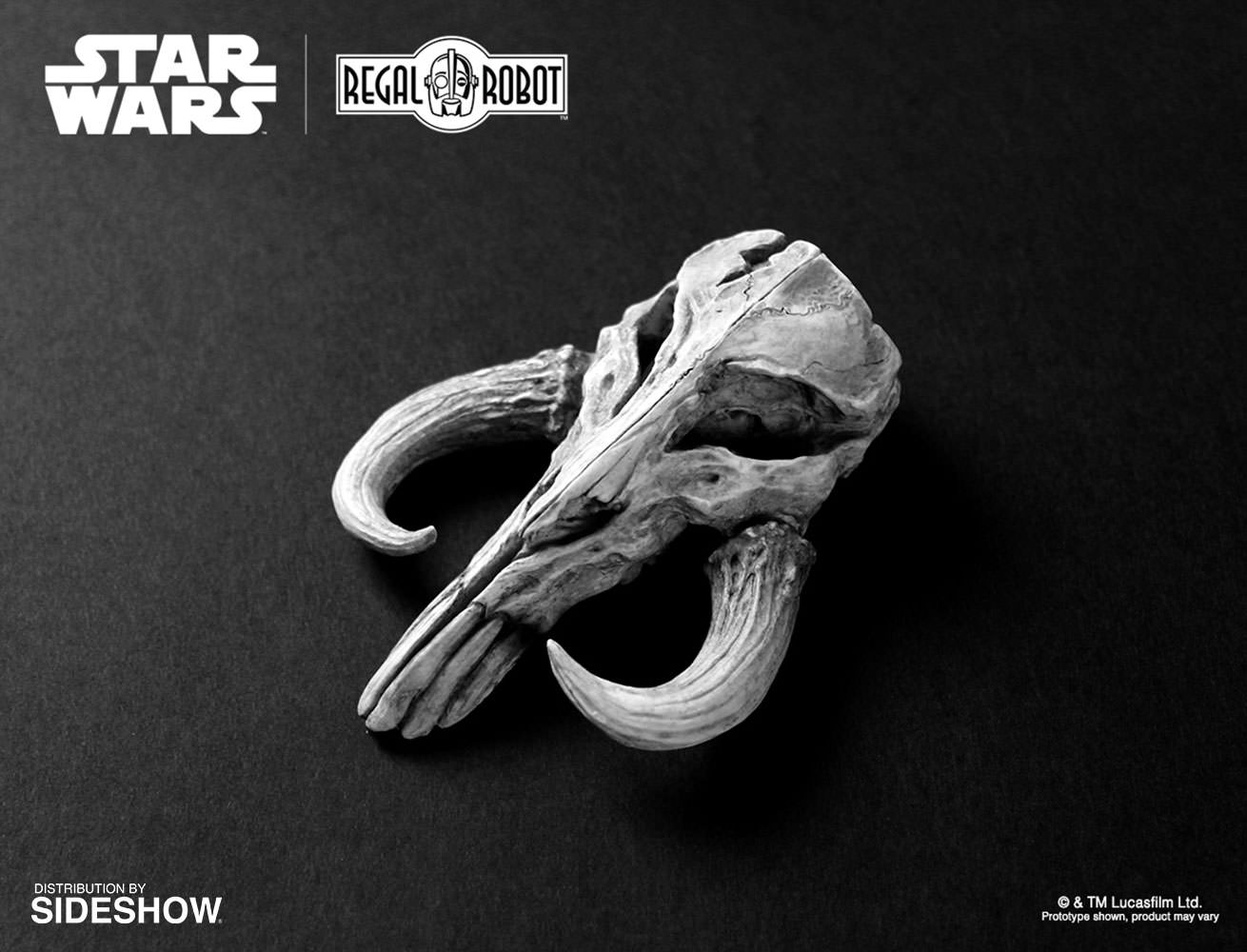 Mandalorian Skull Mini Sculpture