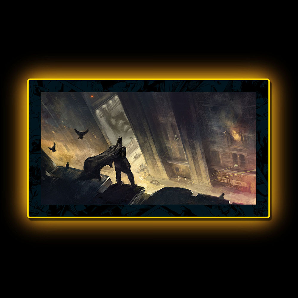 Batman Gotham City Rooftop LED Mini-Poster Light