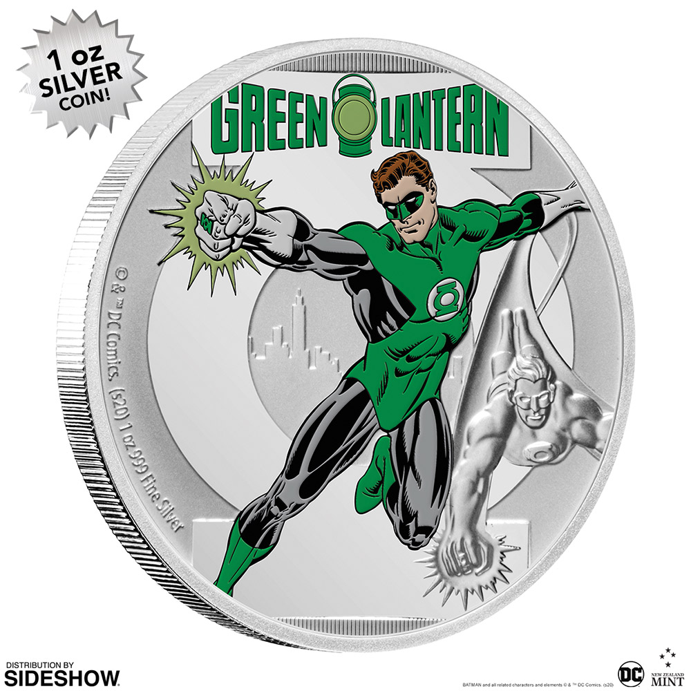 Green Lantern 1oz Silver Coin