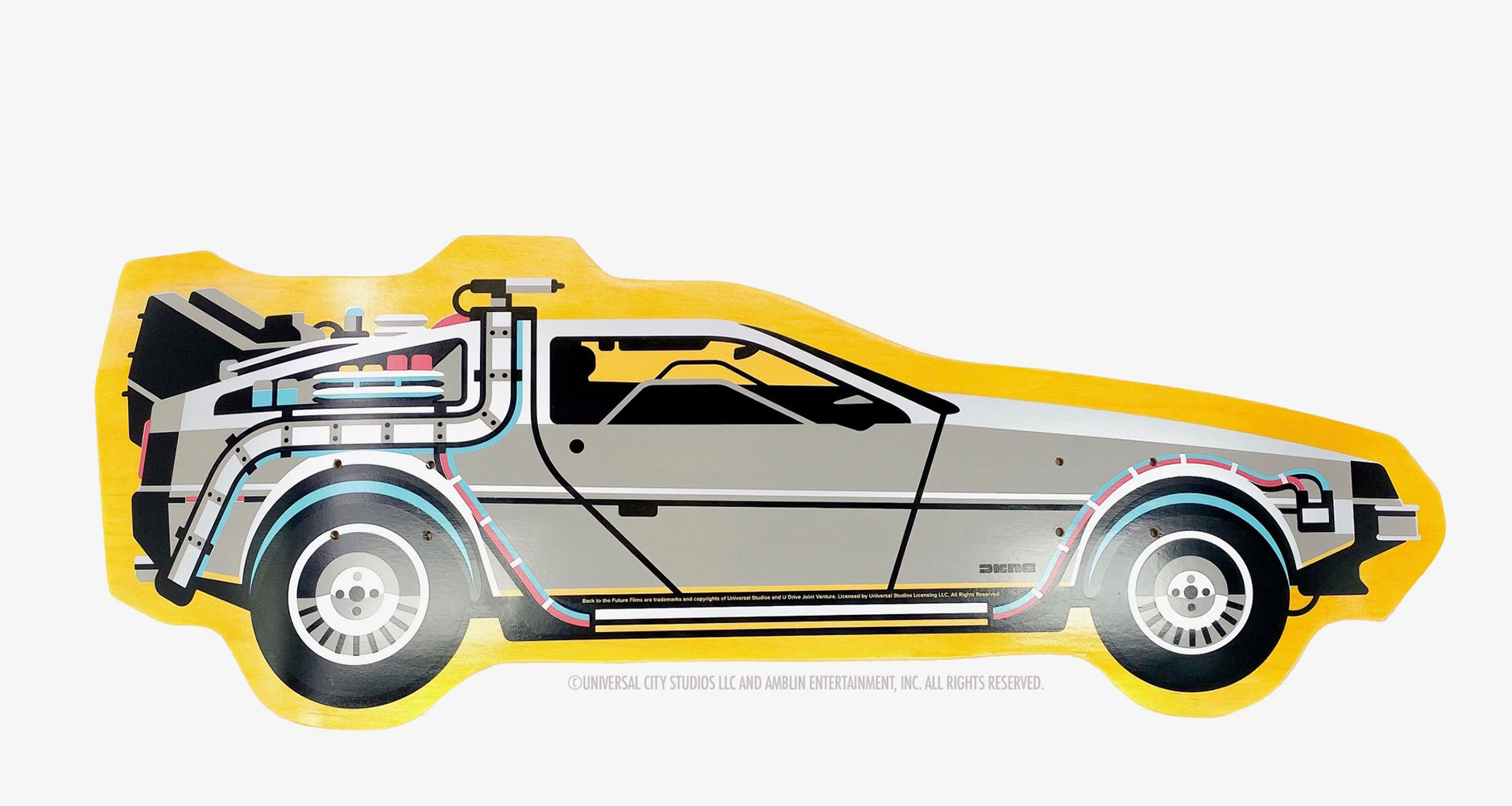 Back to The Future Part I DeLorean Shaped