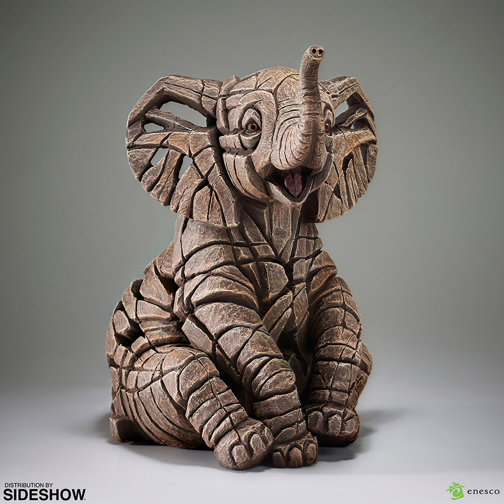 Elephant Calf Edge Sculpture
