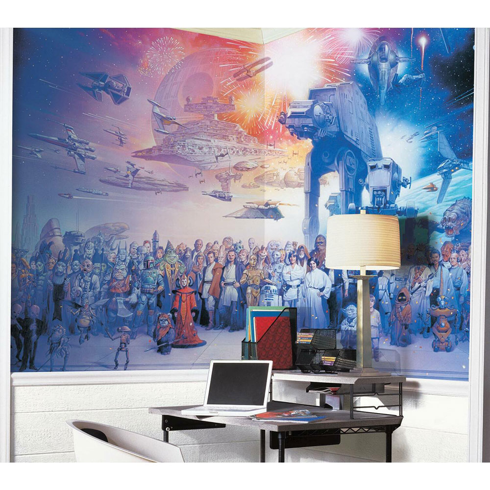 Star Wars Saga Wallpaper Mural