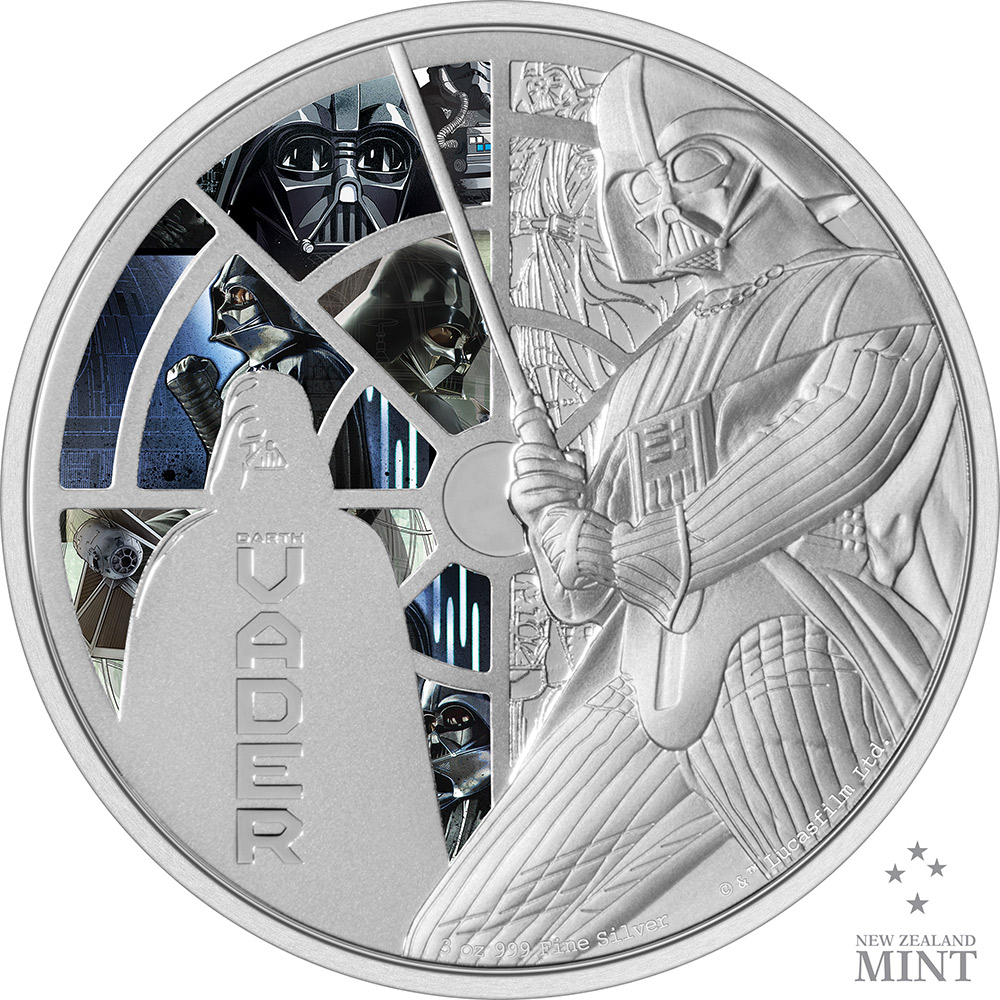 Darth Vader 3oz Silver Coin