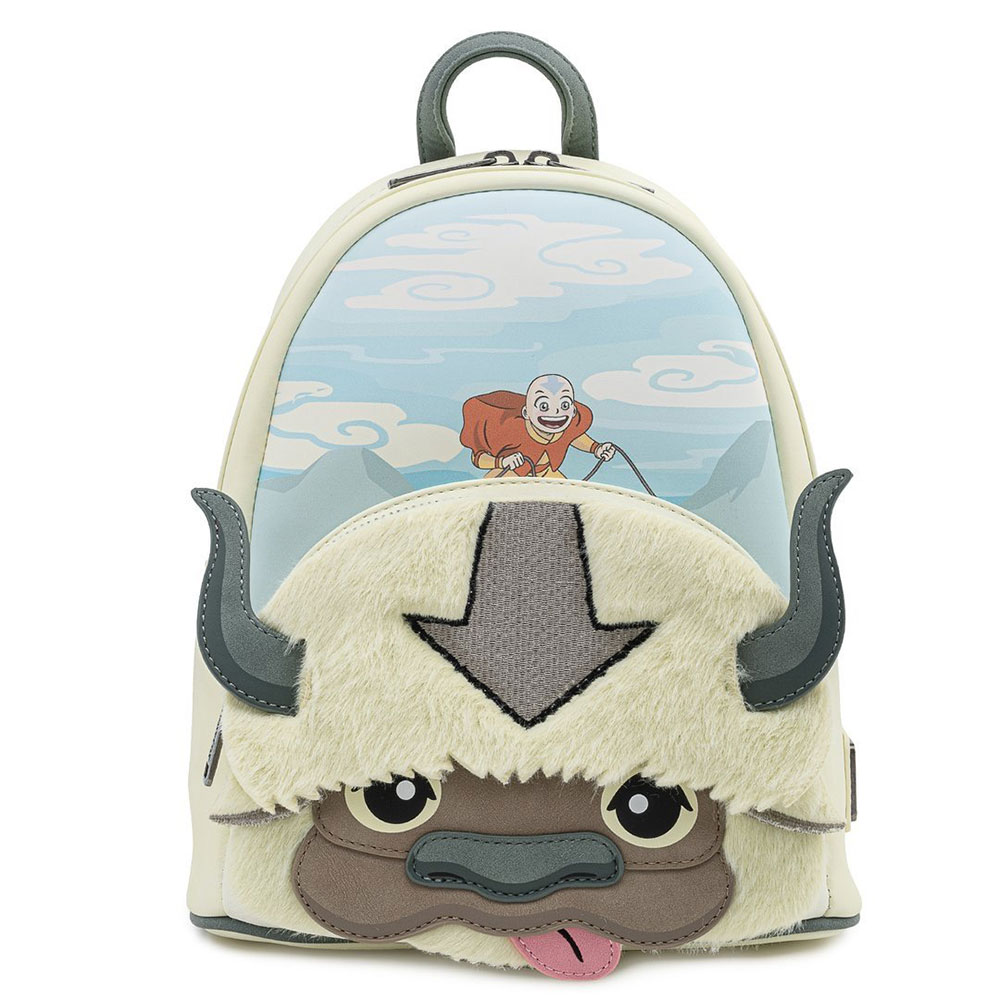 Aang Appa Cosplay Plush Mini Backpack