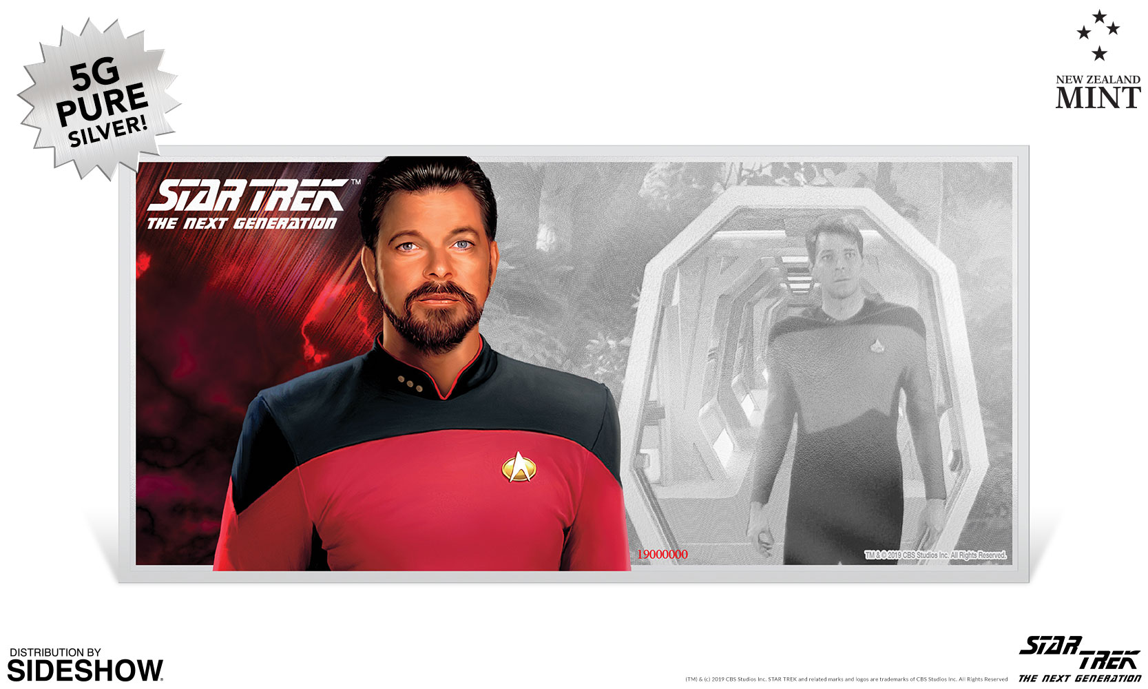 William T. Riker Silver Coin Note