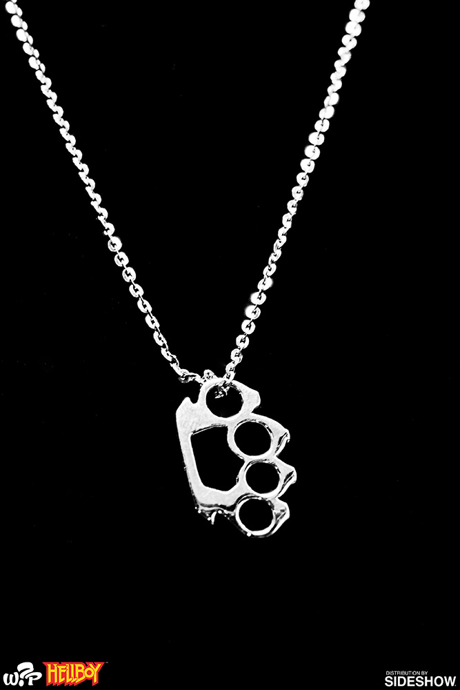 Silver Knuckles Necklace