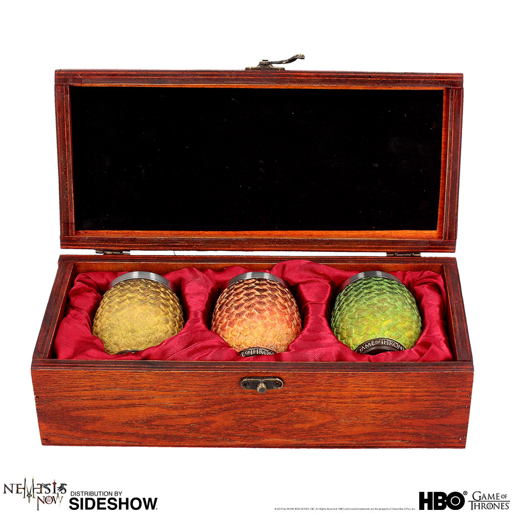 Drogon Rhaegal. Viserion Dragon Egg Shot Glasses