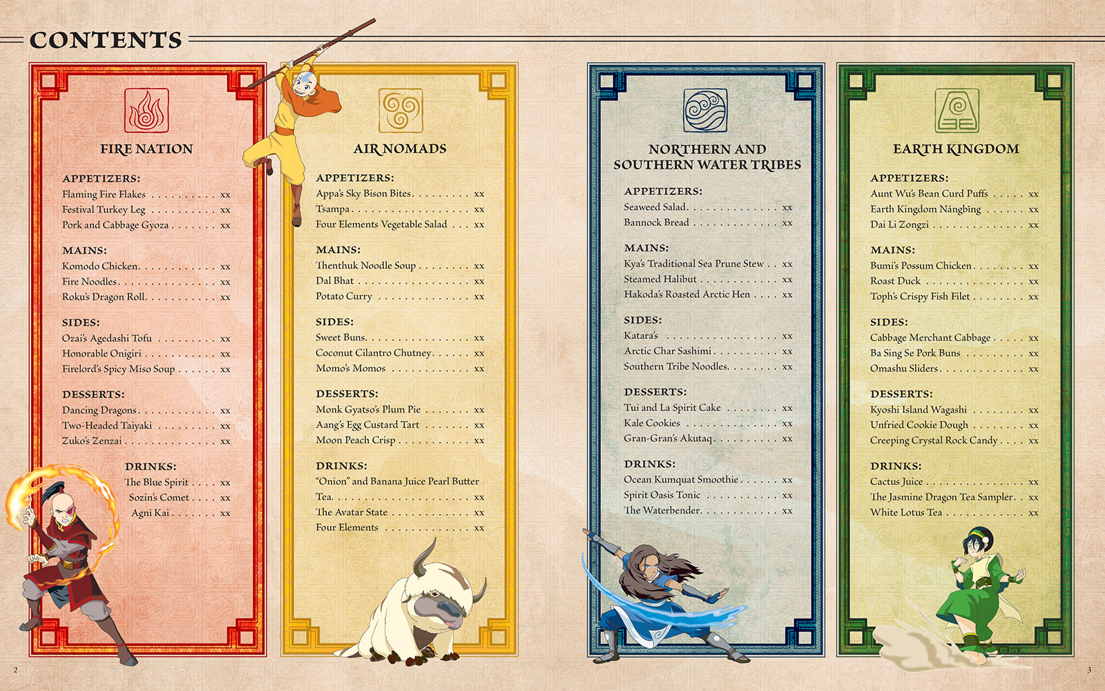 Avatar: The Last Airbender Cookbook