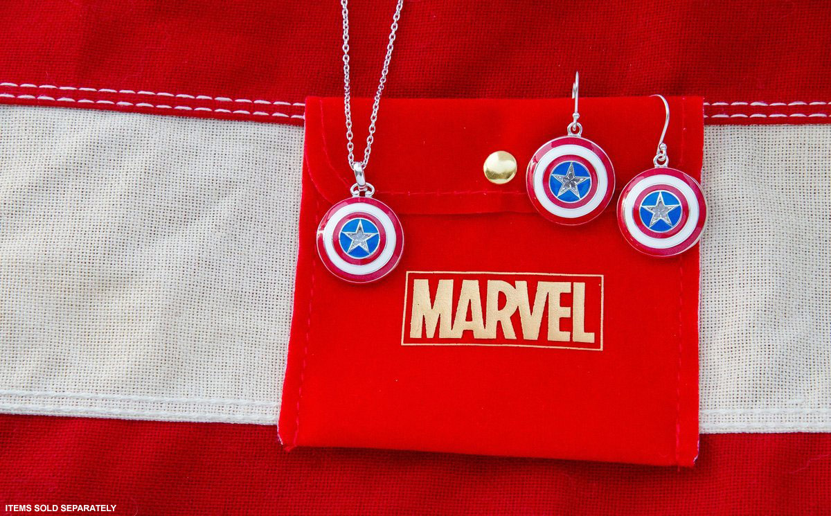 Captain America Shield Necklace