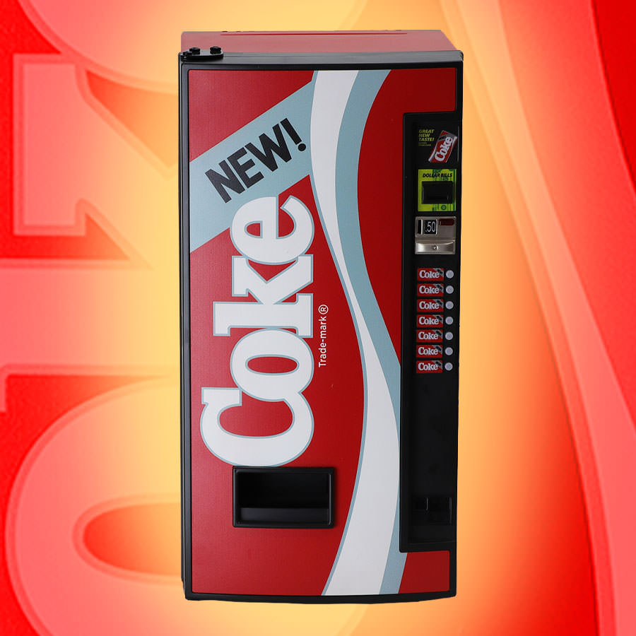 NEW! Coke Vending Machine Mini Fridge