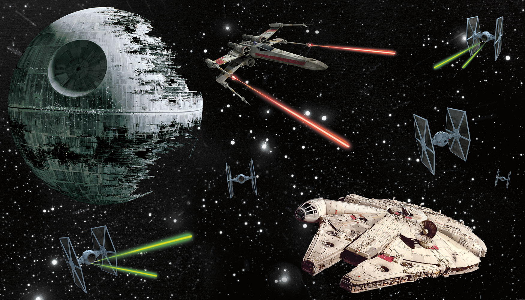 Star Wars Vehicles Wallpaper Mural