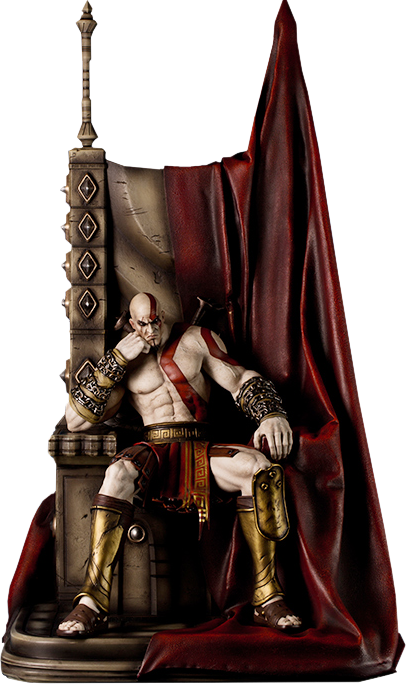 Kratos on Throne