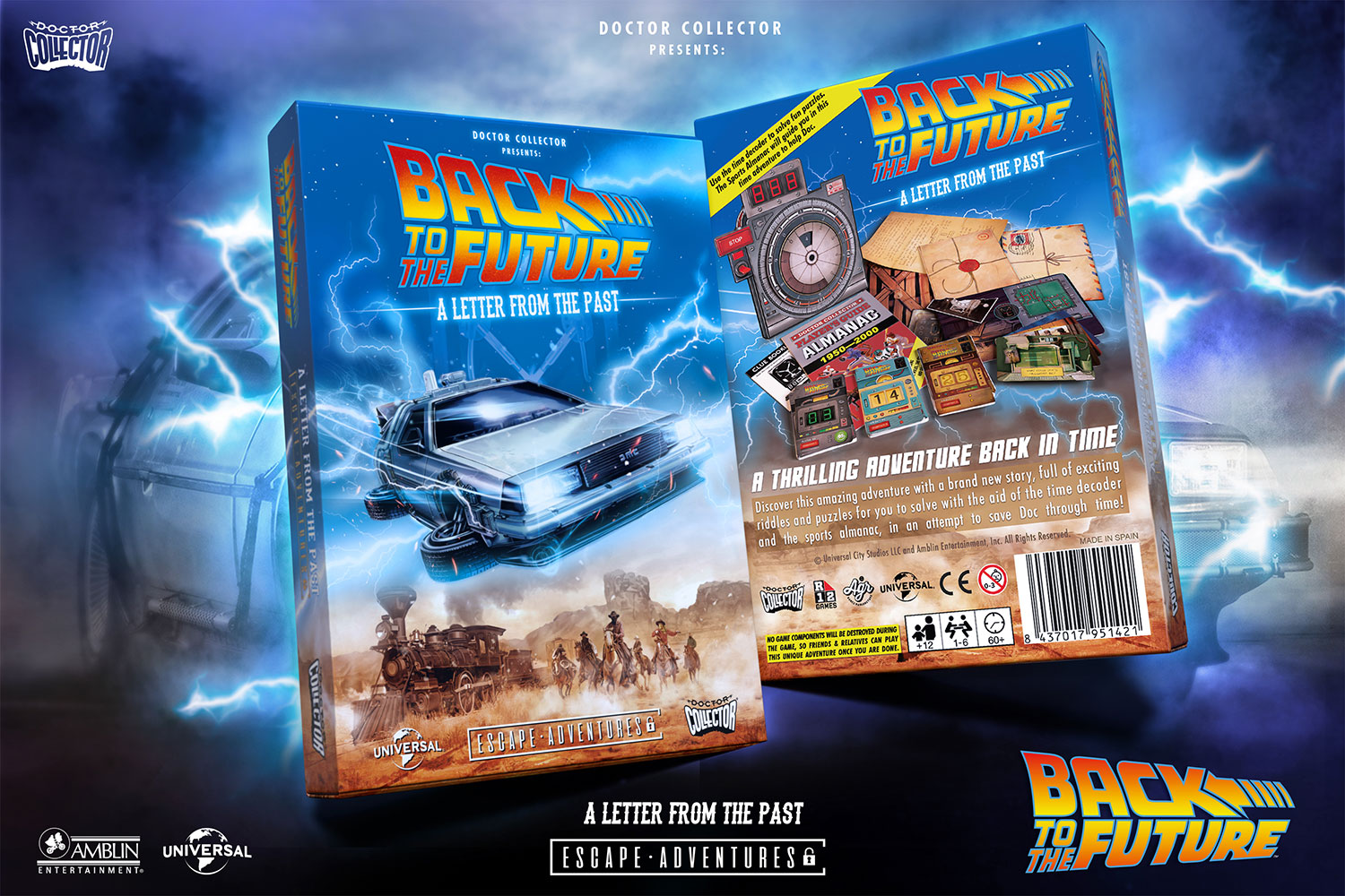 Back to the Future A Letter From The Past Escape Adventures Box