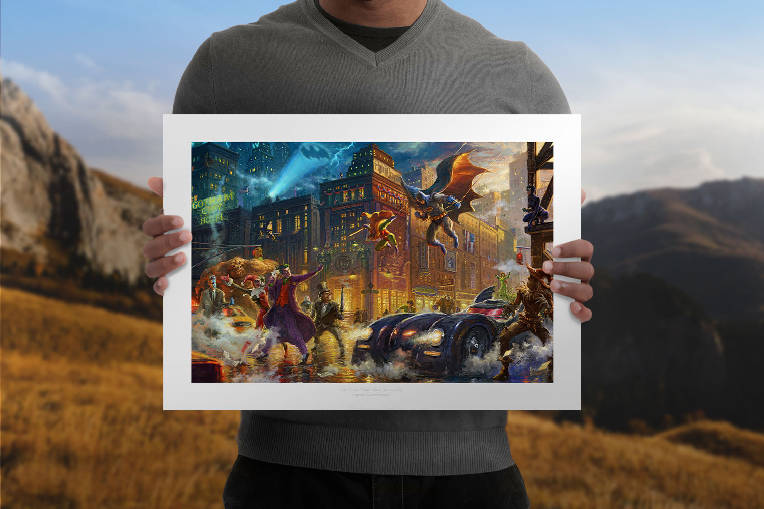 The Dark Knight Saves Gotham City