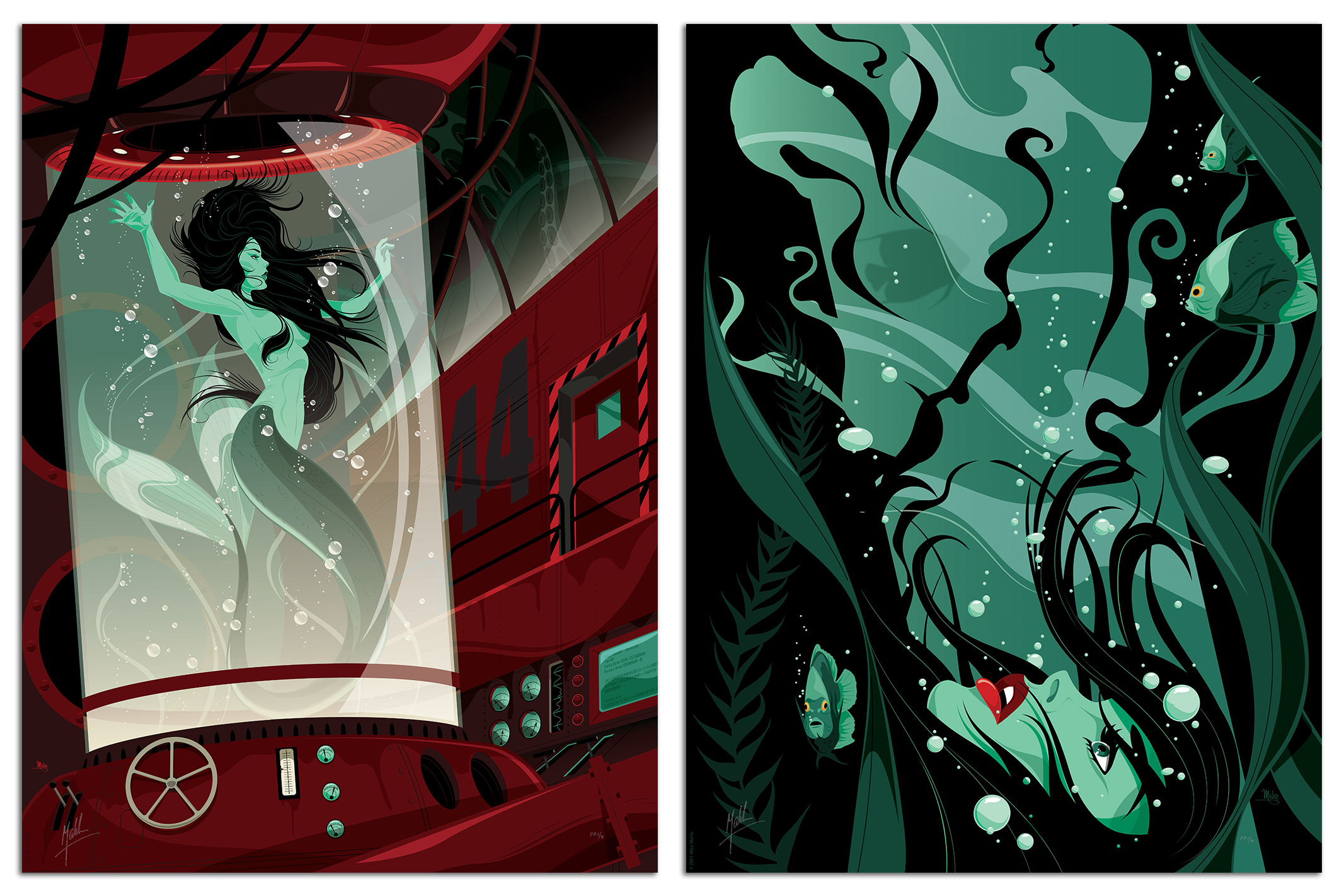 Project Poseidon & Lady of the Lake (Set of 2)