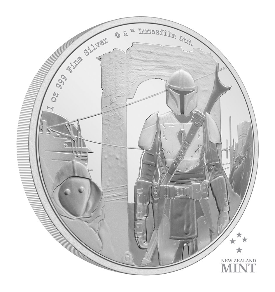 The Mandalorian™ Classic 1oz Silver Coin