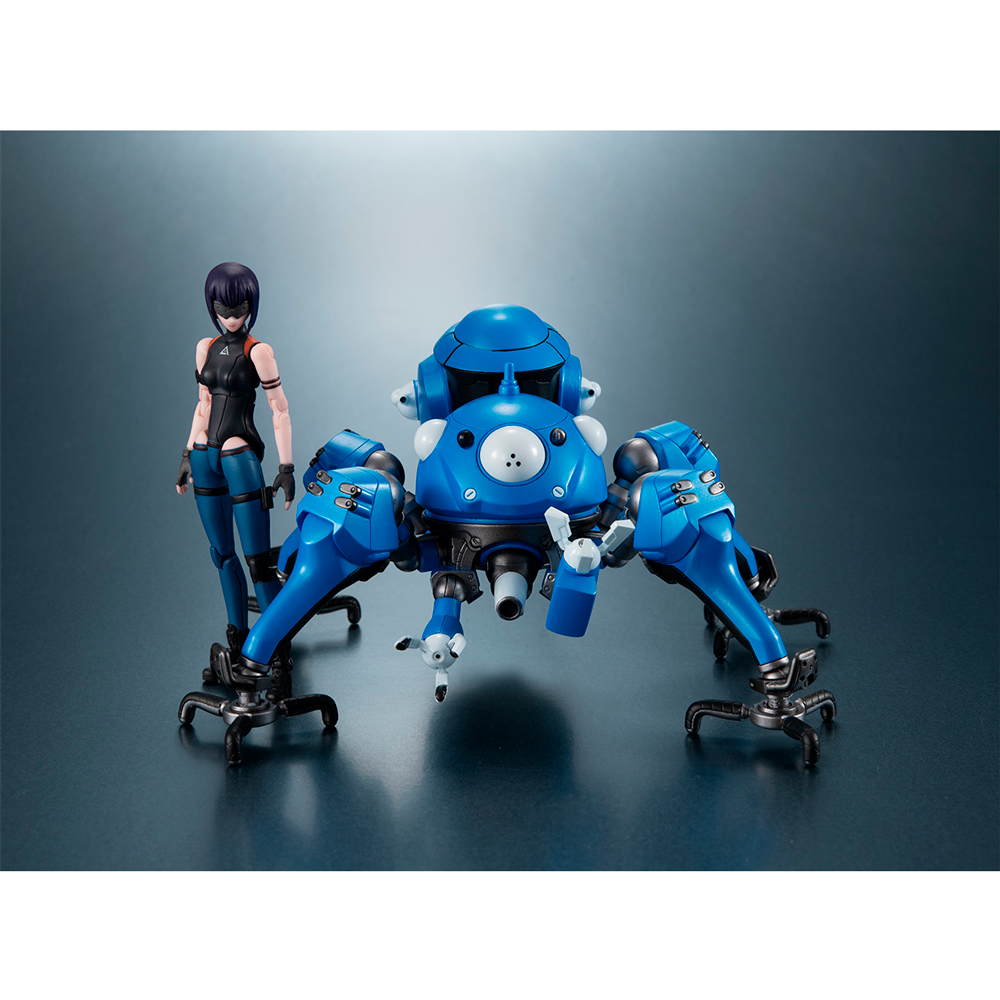 Tachikoma and Motoko Kusanagi