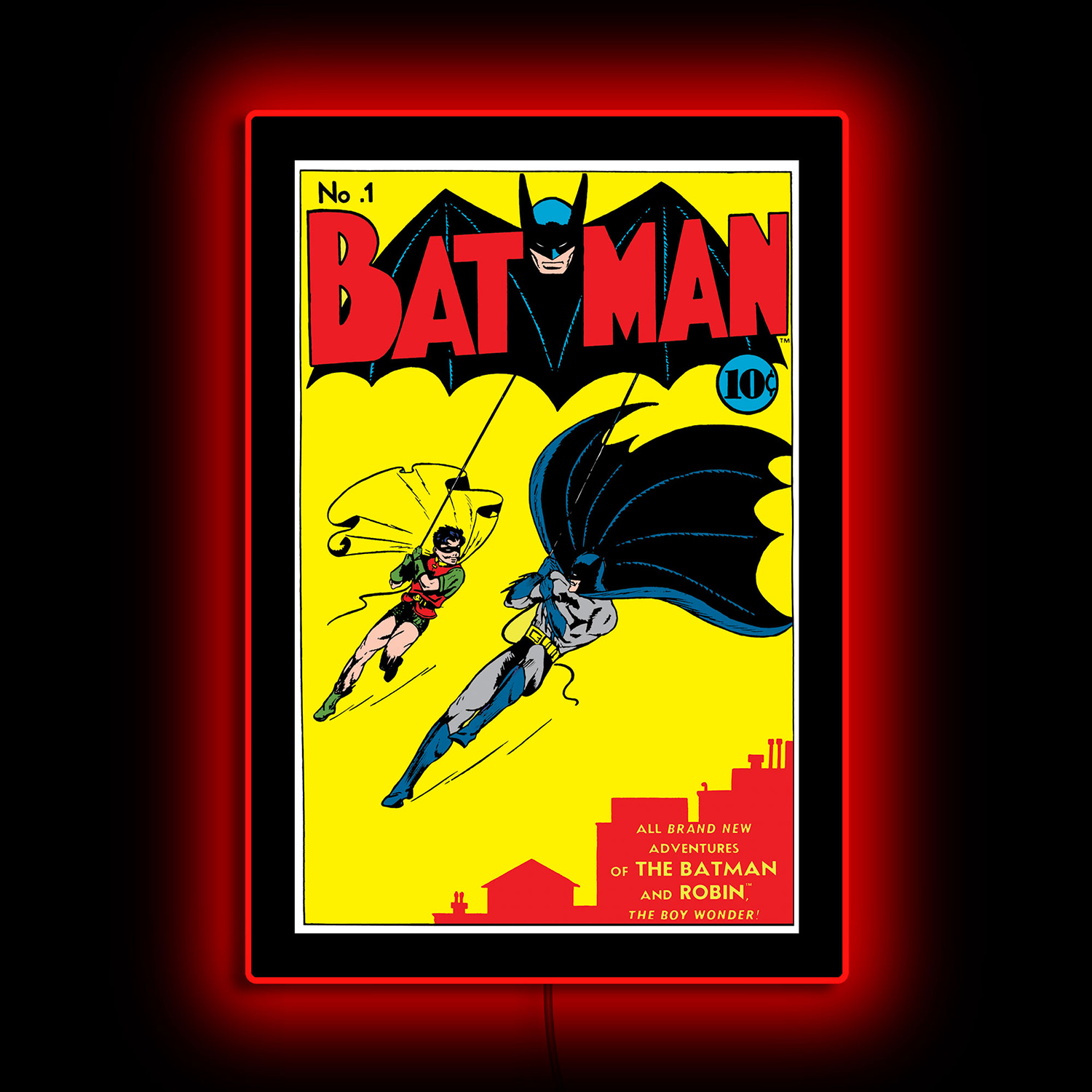 Batman No. 1 Mini Poster Plus LED Illuminated Sign